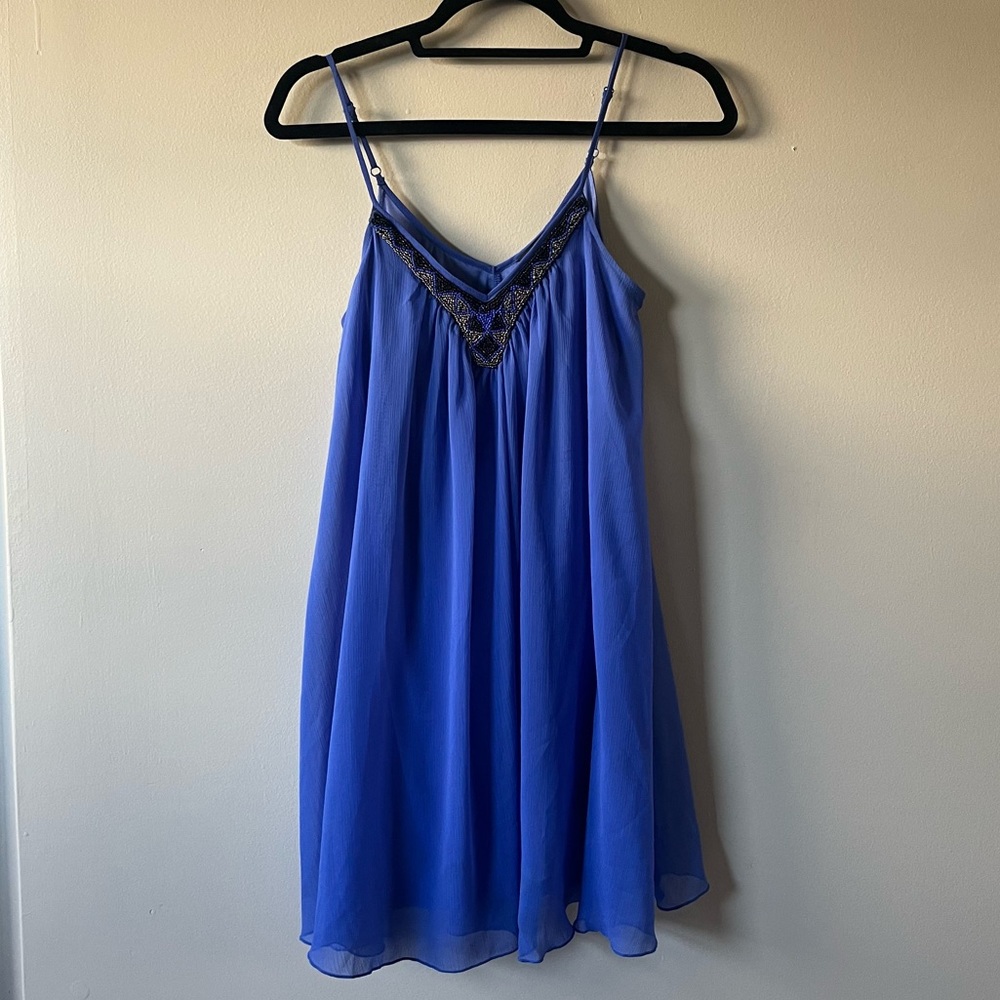 cornflower blue express mini dress